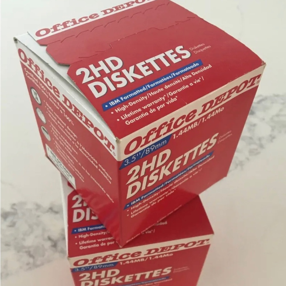 2hd diskettes new Office Depot brand